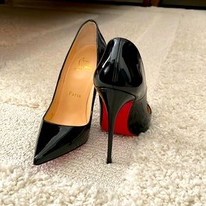 Christian Louboutin
So Kate Patent Pointed-Toe Red Sole Pump